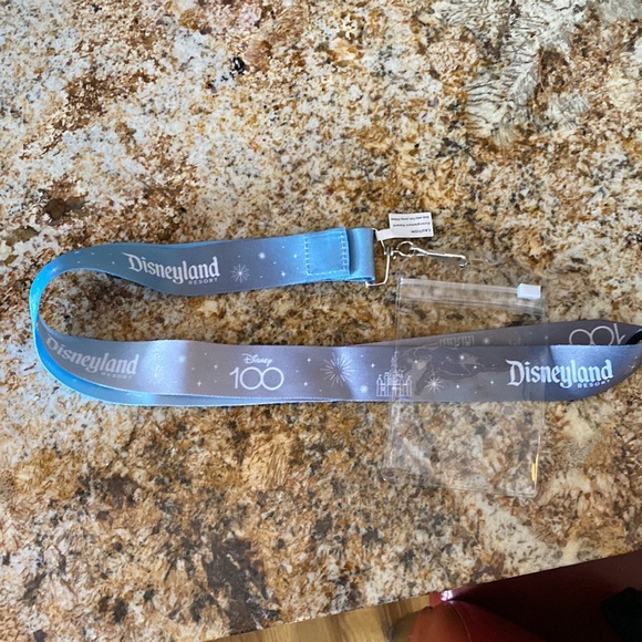 Disneyland 100 Lanyard with Disney 100 Mickey and Minnie Pin - Picture 5 of 5